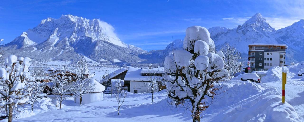 Alpen Appartements Laerchenhof Lermoos Exterior foto